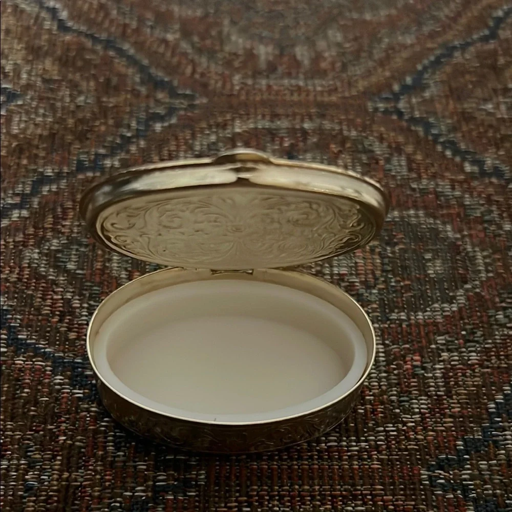 London Westminster Abbey Porcelain Top Trinket/Pill Box